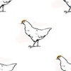 Птичий фон для сайта Куриный двор
