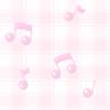 Музыкальный фон для сайта Розовые ноты
